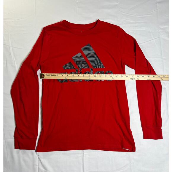 Adidas Women's Long Sleeve, Red, Size Large, Excellent Condition - Picture 3 of 6